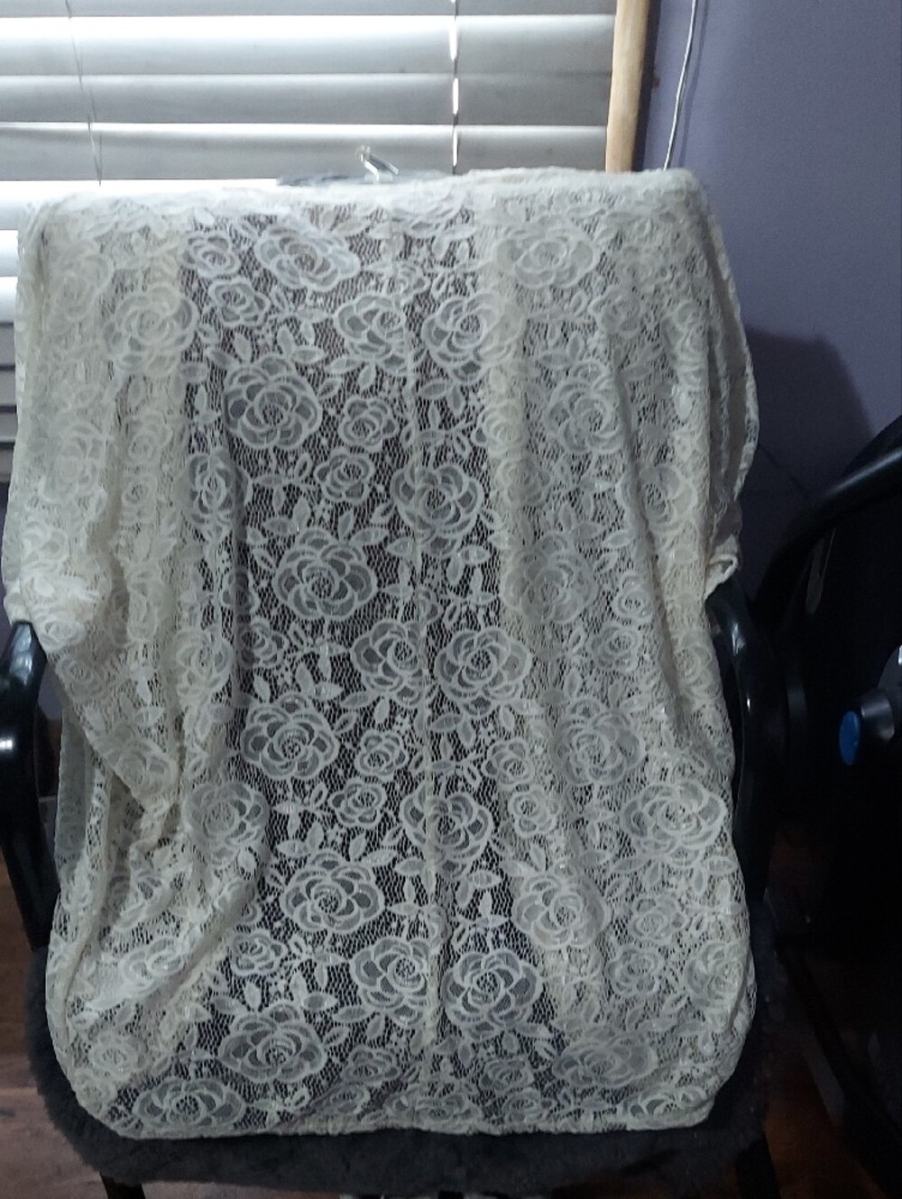 6 for $10 M&M Cream Lace Dolman Sleeve Women's Sweater - Picture 10 of 10
